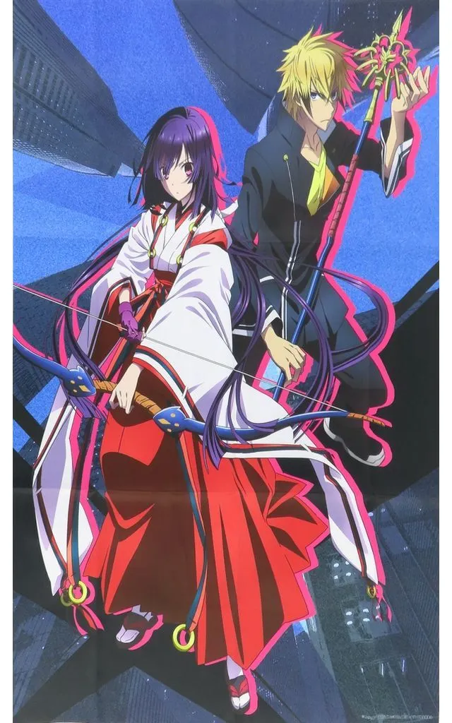 選べる!WスエードB1布 土御門春虎&土御門夏目A 「くじ引き堂 TVアニメ 東京レイヴンズ オンラインくじ」 S-1-1賞_image