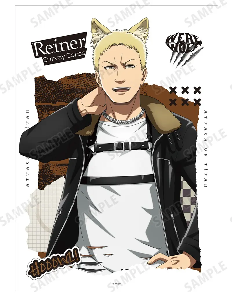 描き下ろし 狼男ver. A3マット加工 ライナー・ブラウン 「進撃の巨人 POP UP SHOP in マルイ vol.4」_image