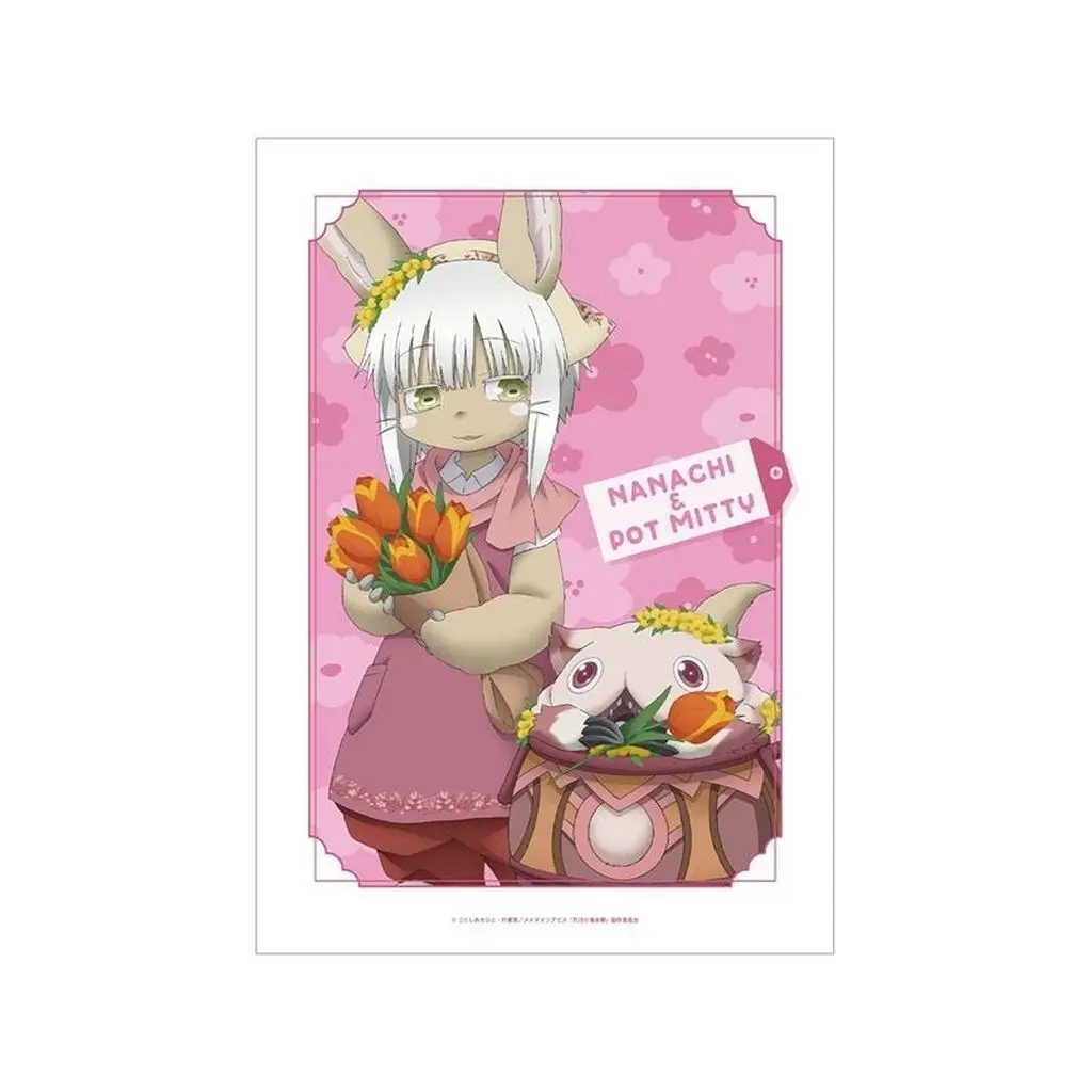 A3マット加工 ナナチ＆壺ミーティ 描き下ろし 花屋ver. 「メイドインアビス 烈日の黄金郷」_image