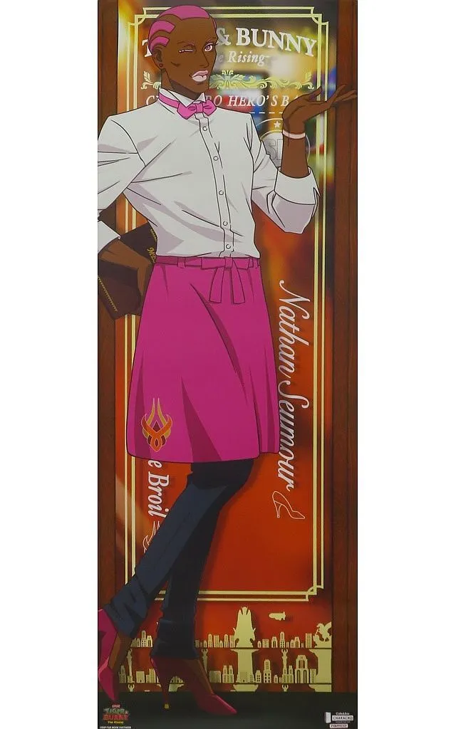 等身大 ネイサン・シーモア 「Cafe&Bar キャラクロ feat. 劇場版 TIGER&BUNNY -The Rising-」