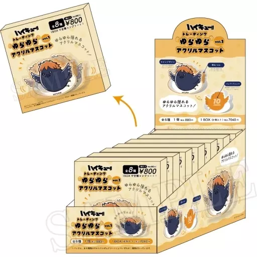 ハイキュー!! ゆらゆらアクリルマスコットvol.1 BOX 駿河屋 -<新品/中古>【BOX】 ハイキュー!! ゆらゆらアクリルマスコット