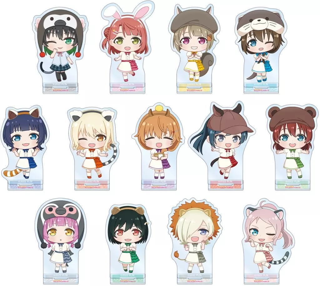 アクリルスタンド・アクリルパネル　【BOX】ラブライブ!虹ヶ咲学園スクールアイドル同好会 東武動物公園コラボ トレーディング  ちびキャラ アクリルスタンド