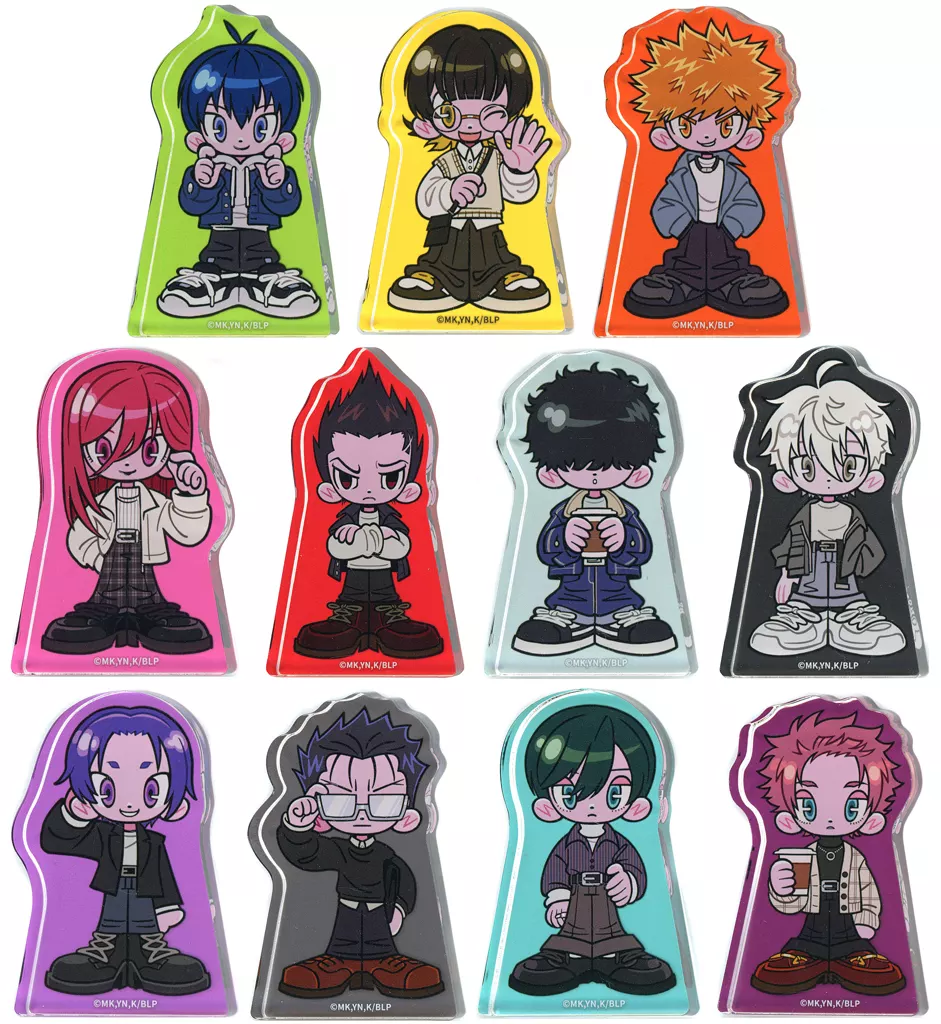 アクリルスタンド・アクリルパネル　【BOX】ブルーロック 描き起こしアクリルブロックコレクション デニムコーデver.