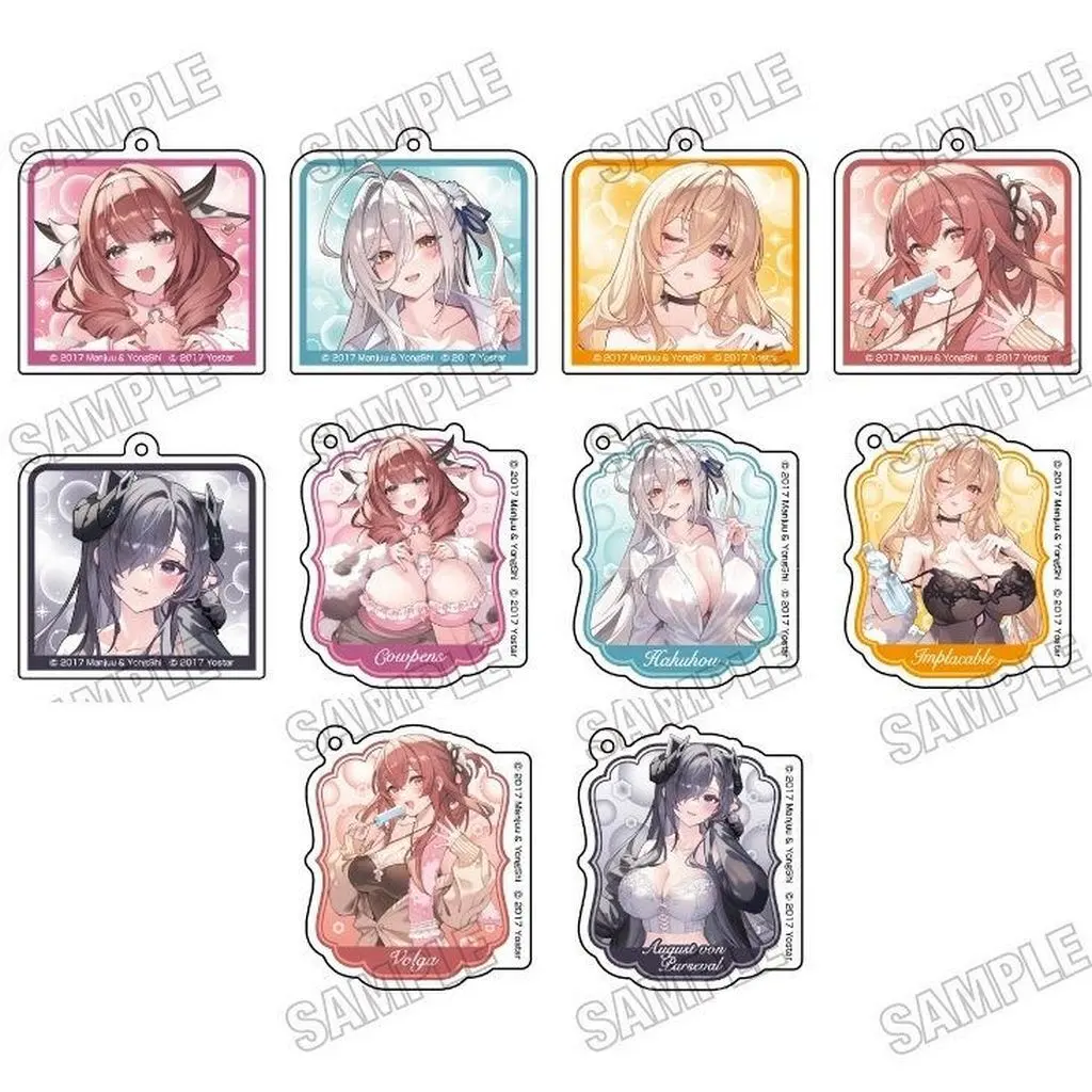 【BOX】アズールレーン 描き下ろしアクリルコレクション【お風呂あがりver.】