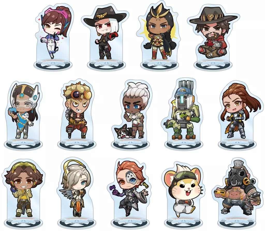 アクリルスタンド・アクリルパネル　【BOX】オーバーウォッチ 2 トレーディング ちびキャラ アクリルスタンド ver.A