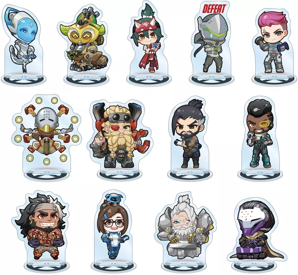 アクリルスタンド・アクリルパネル　【BOX】オーバーウォッチ 2 トレーディング ちびキャラ アクリルスタンド ver.C