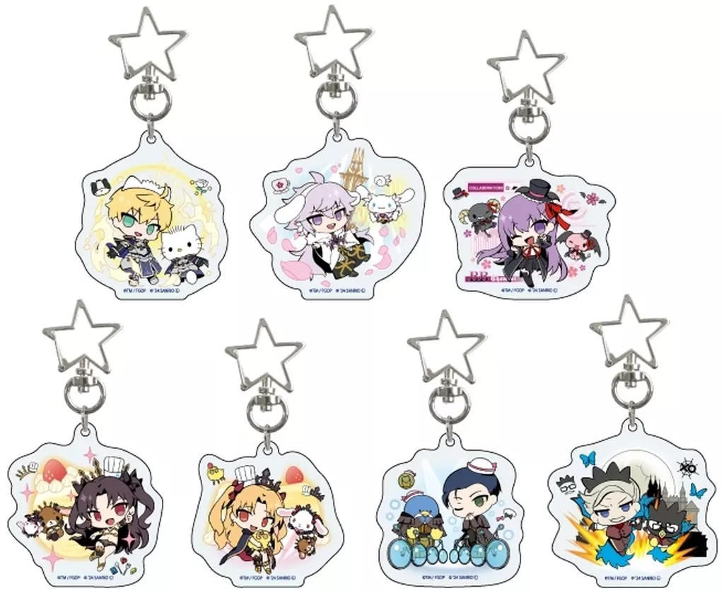 【BOX】星型ナスカンアクリル Fate/Grand Order×サンリオキャラクターズ 02.描き下ろしイラスト