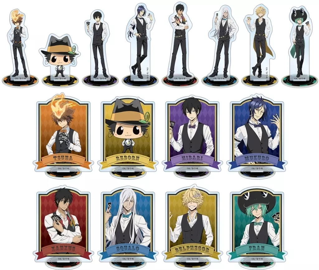 アクリルスタンド・アクリルパネル　【BOX】家庭教師ヒットマンREBORN! 描き下ろし カジノver. トレーディングアクリルスタンド
