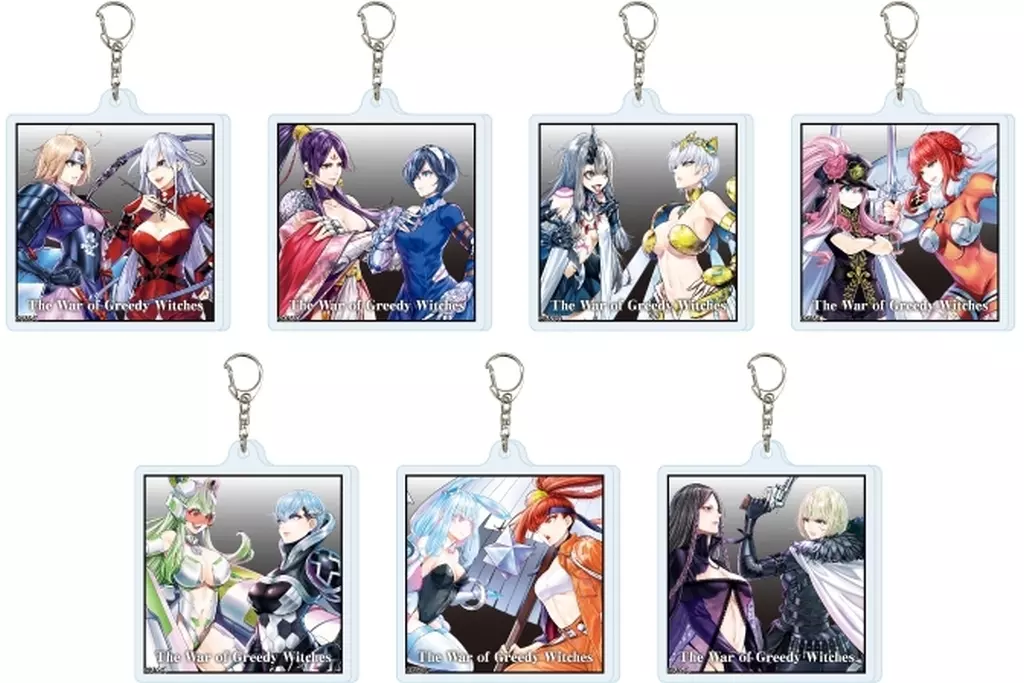 【武則天＆ジャンヌ・ダルク】アクリルキーホルダー 魔女大戦 32人の異才の魔女は殺し合う 01 公式イラスト 駿河屋 -<中古>【BOX】魔女大戦 32人の異才の魔女は殺し合う アクリル