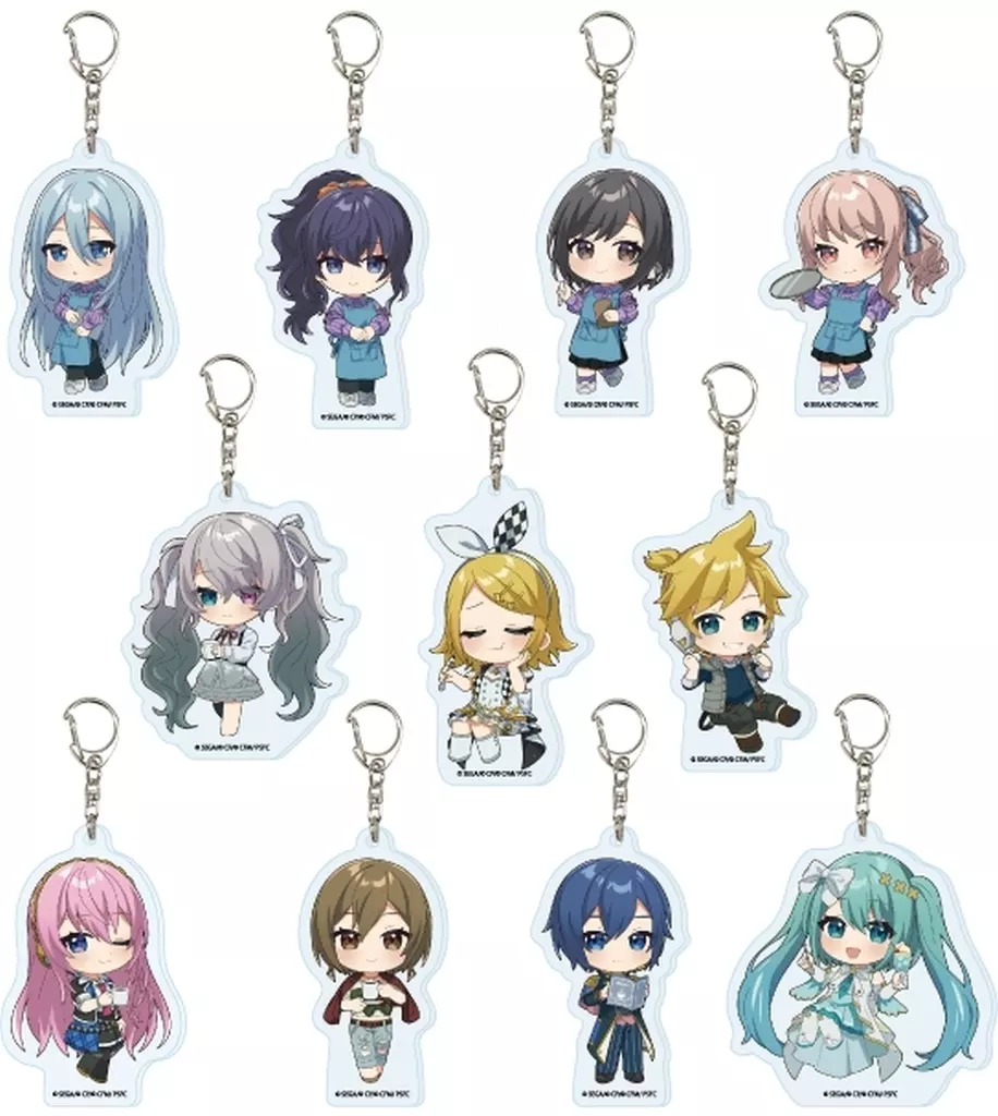 【BOX】ミニキャラアクリル 劇場版プロジェクトセカイ 壊れたセカイと歌えないミク 03.コラボカフェver. 描き下ろしイラスト