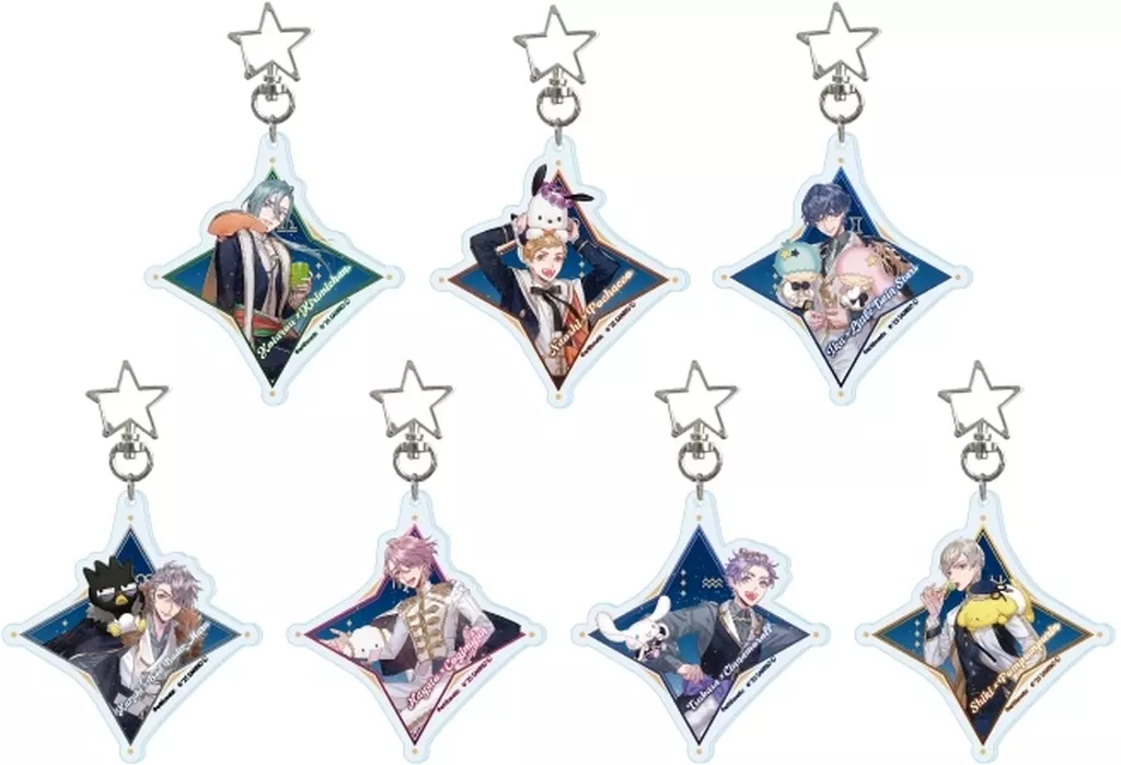 【BOX】Starry☆Sky×サンリオキャラクターズ 星型ナスカンアクリル 02.Autumn＆Winter