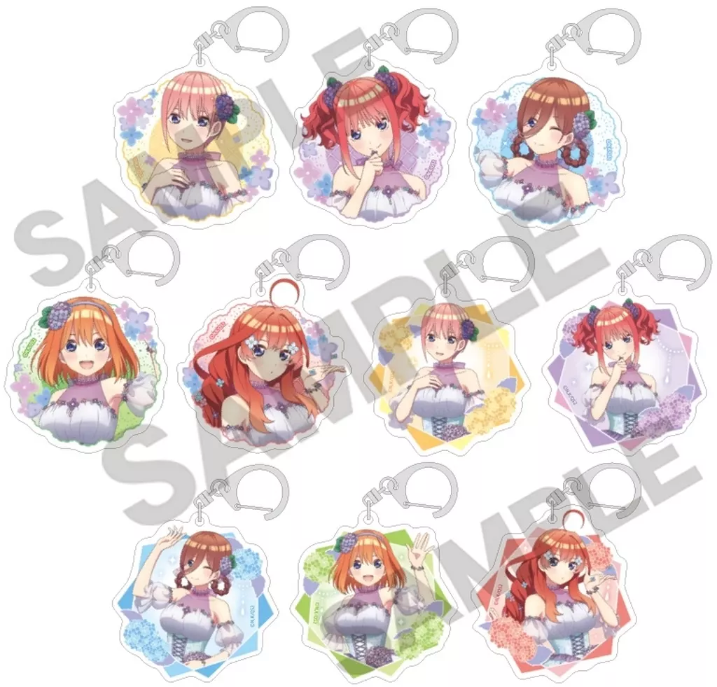 【BOX】五等分の花嫁* トレーディングアクリル 紫陽花ドレス