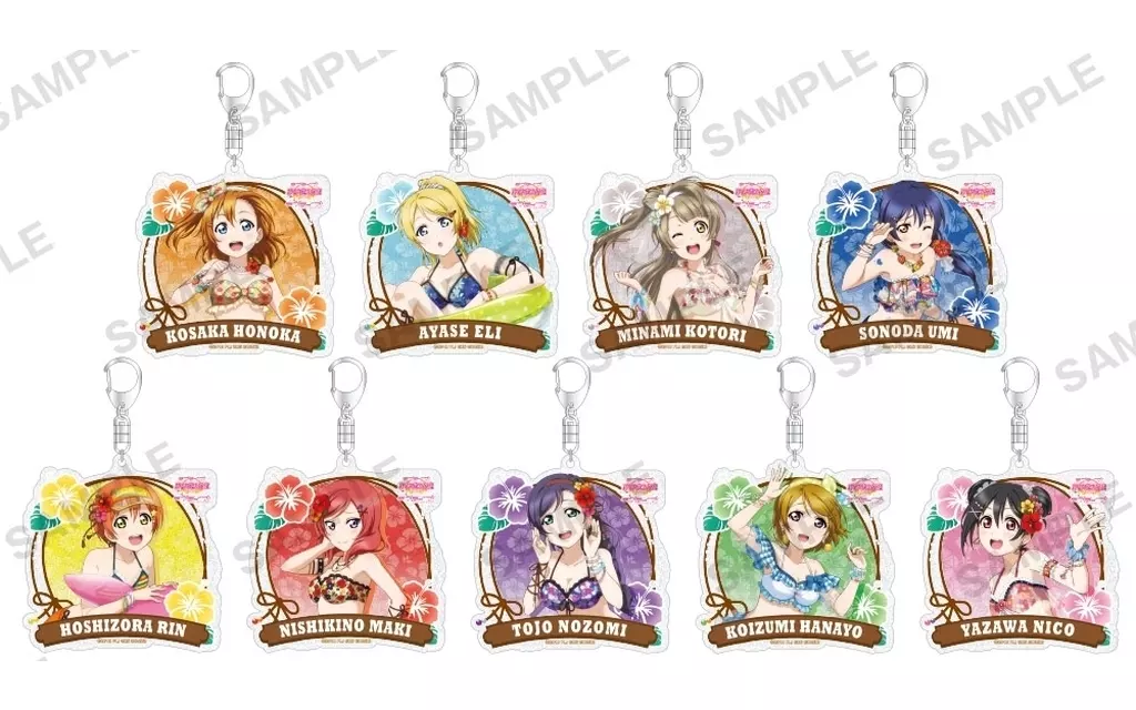 【BOX】ラブライブ!スクールアイドルフェスティバル トレーディングきらりんアクリル μ’s プールver.