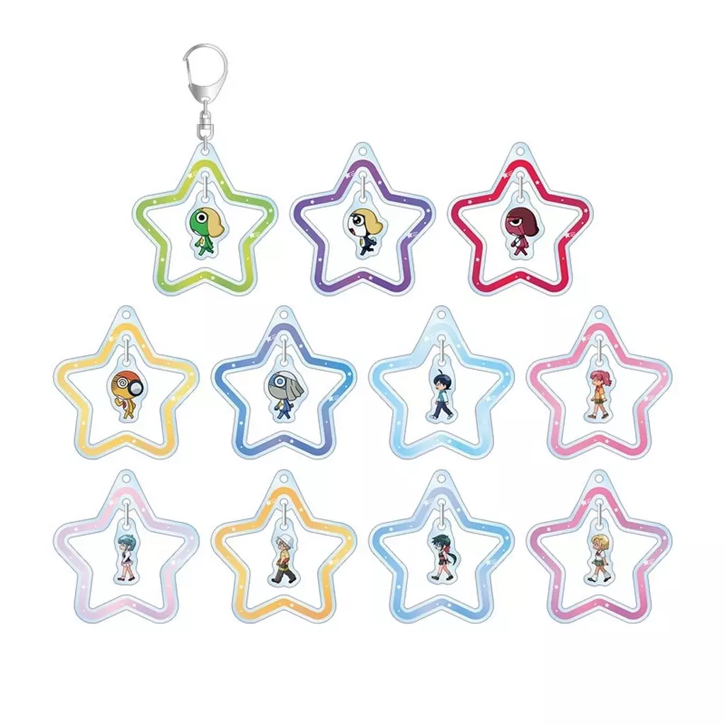 【BOX】ケロロ軍曹 トレーディング ちびとこ ゆらゆらアクリル ver.A