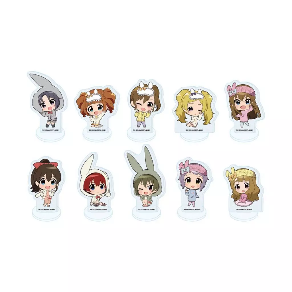 【BOX】アイドルマスター ミリオンライブ! トレーディングアクリルぷちスタンド 03.うさふわ Dreamy!ver.(ミニキャライラスト)