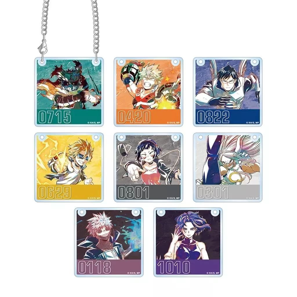 【BOX】僕のヒーローアカデミア トレーディング Ani-Art 第8弾 アクリルドアプレート風チャーム ver.B