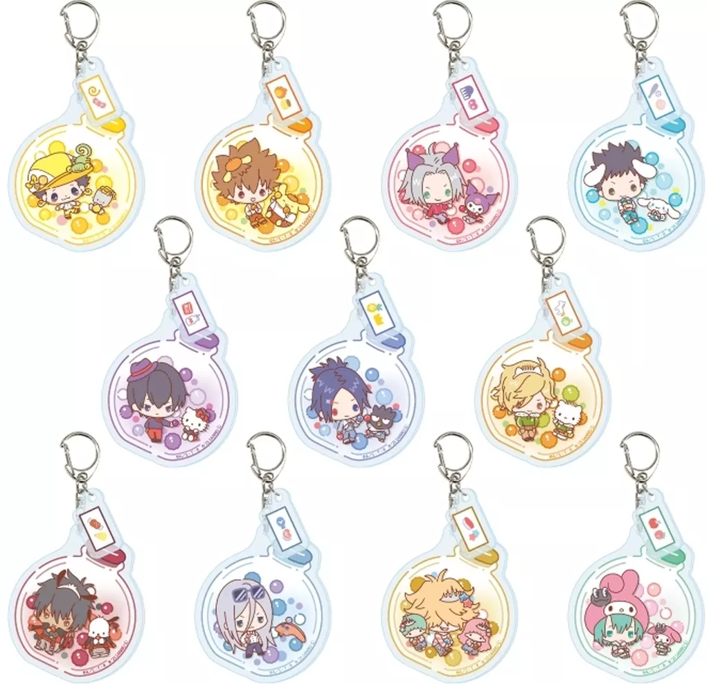 【BOX】パーツ付きアクリル 家庭教師ヒットマンREBORN!×SANRIO CHARACTERS 01.コラボイラスト