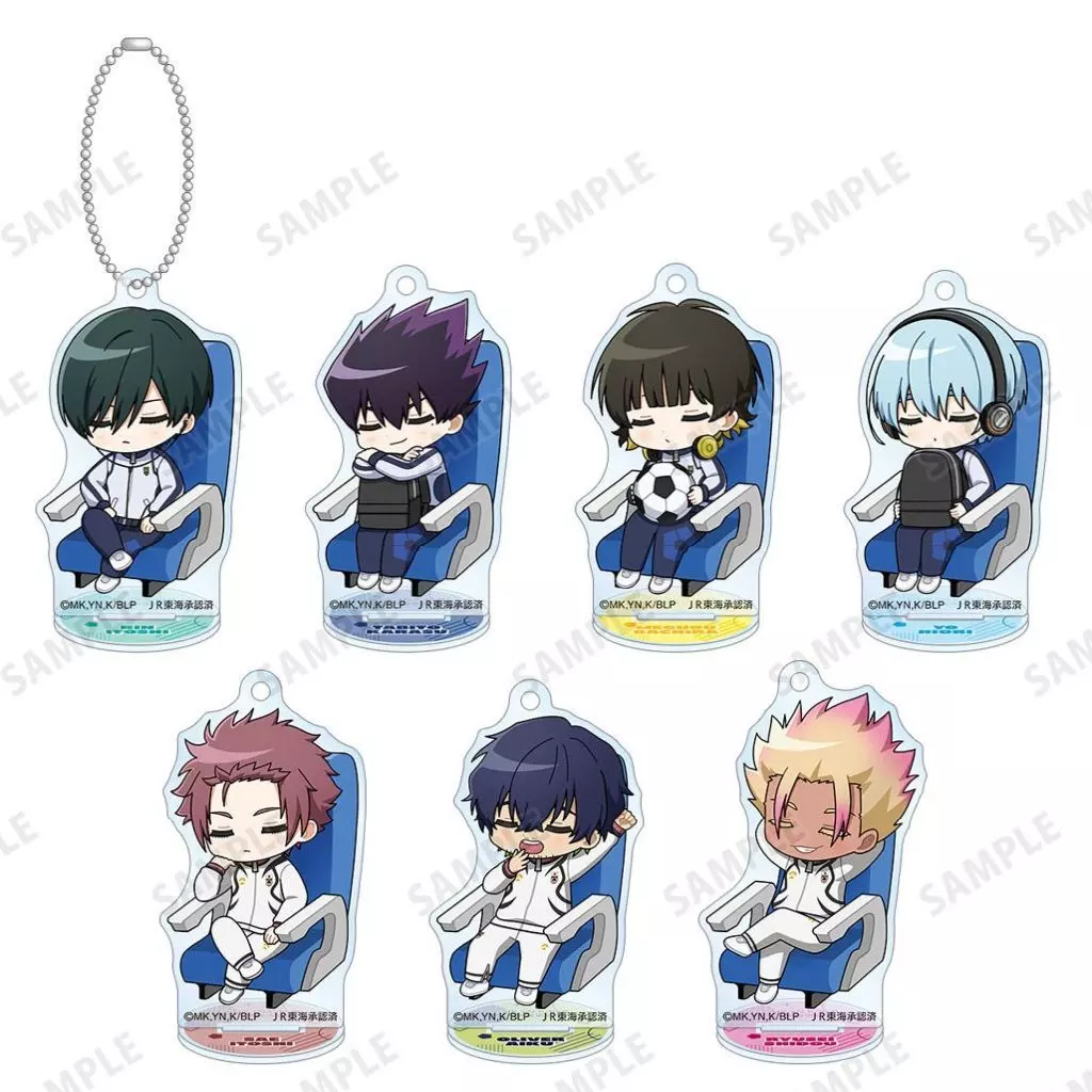 【BOX】TVアニメ ブルーロック トレーディング ちびキャラ 新幹線でうたたねver. アクリルスタンド ver.B