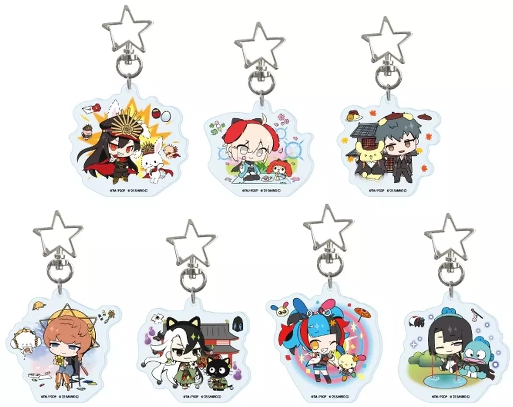 【BOX】Fate/Grand Order×サンリオキャラクターズ 星型ナスカンアクリル 04.コラボイラスト