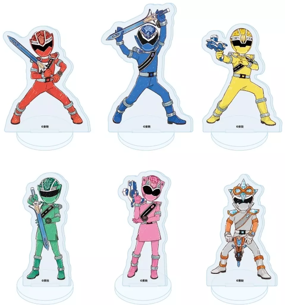 【BOX】アクリルぷちスタンド 魔進戦隊キラメイジャー 01.グラフアートイラスト