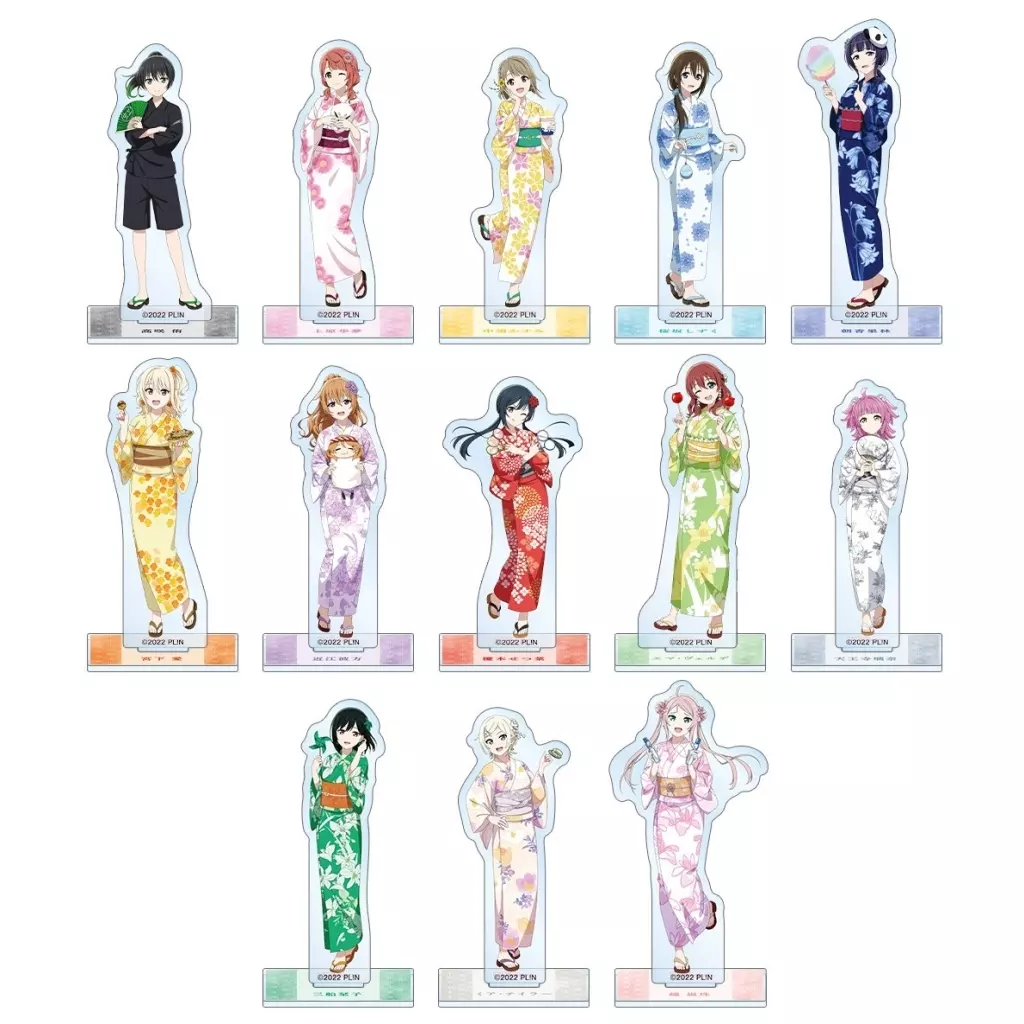 【BOX】ラブライブ!虹ヶ咲学園スクールアイドル同好会 描き下ろし 縁日ver. トレーディングアクリルスタンド