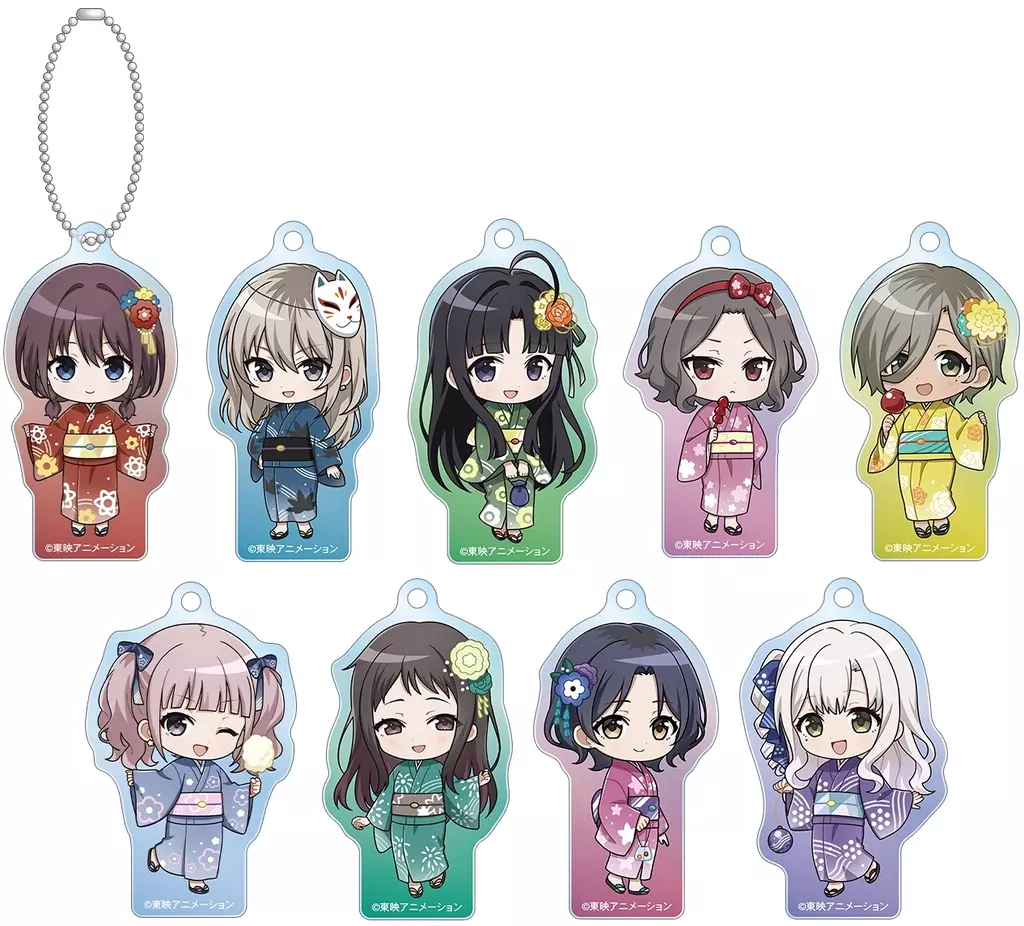 【BOX】ガールズバンドクライ トレーディング ちびキャラ 浴衣ver. アクリル