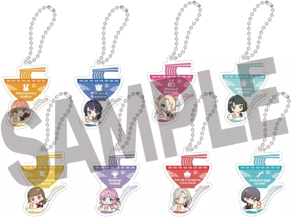 【BOX】ラブライブ! 蓮ノ空女学院スクールアイドルクラブ×8番らーめんコラボ トレーディング推しメニューアクリル
