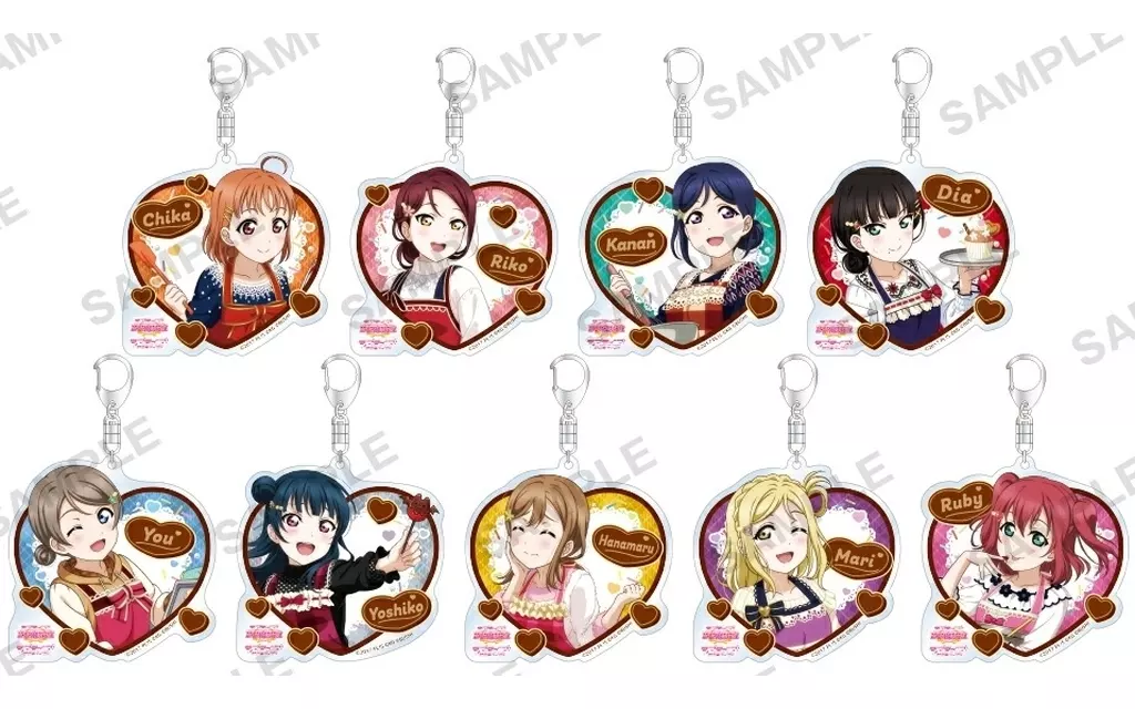 【BOX】ラブライブ!スクールアイドルフェスティバル トレーディングアクリル Aqours バレンタイン編Part3ver.