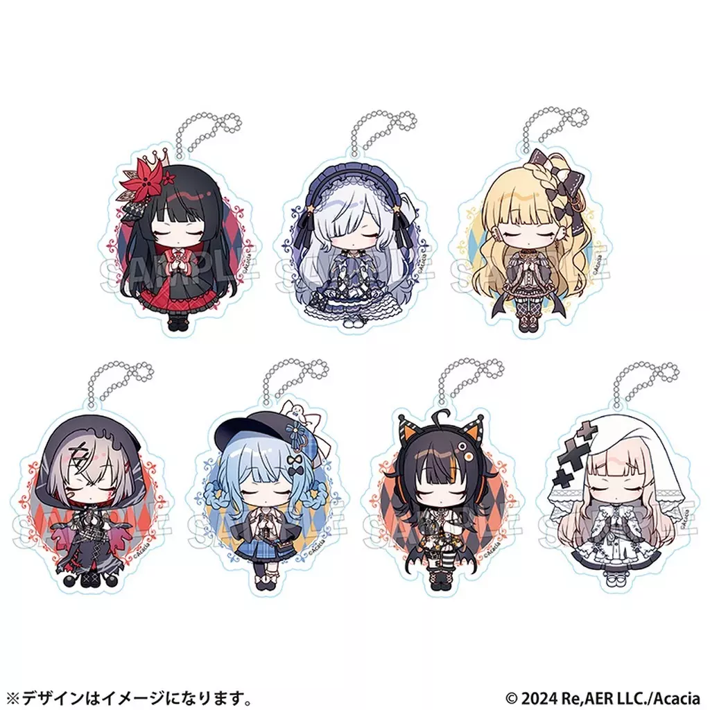 【BOX】魔法少女ノ魔女裁判 トレーディングちびキャラアクリル ver.B