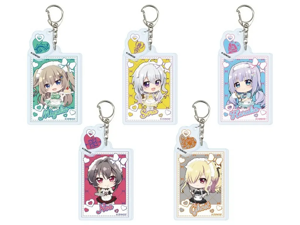 【BOX】TVアニメ 9-nine- Ruler’s Crown パーツ付きアクリル 01.メイドver.(ミニキャライラスト)