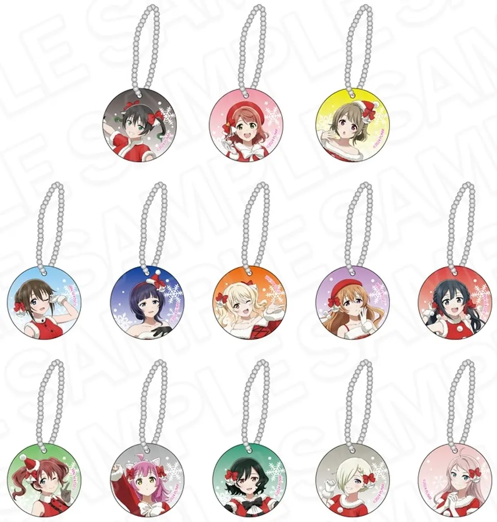 【BOX】ラブライブ!虹ヶ咲学園スクールアイドル同好会 アクリルミニチャーム サンタ風衣装 ver.