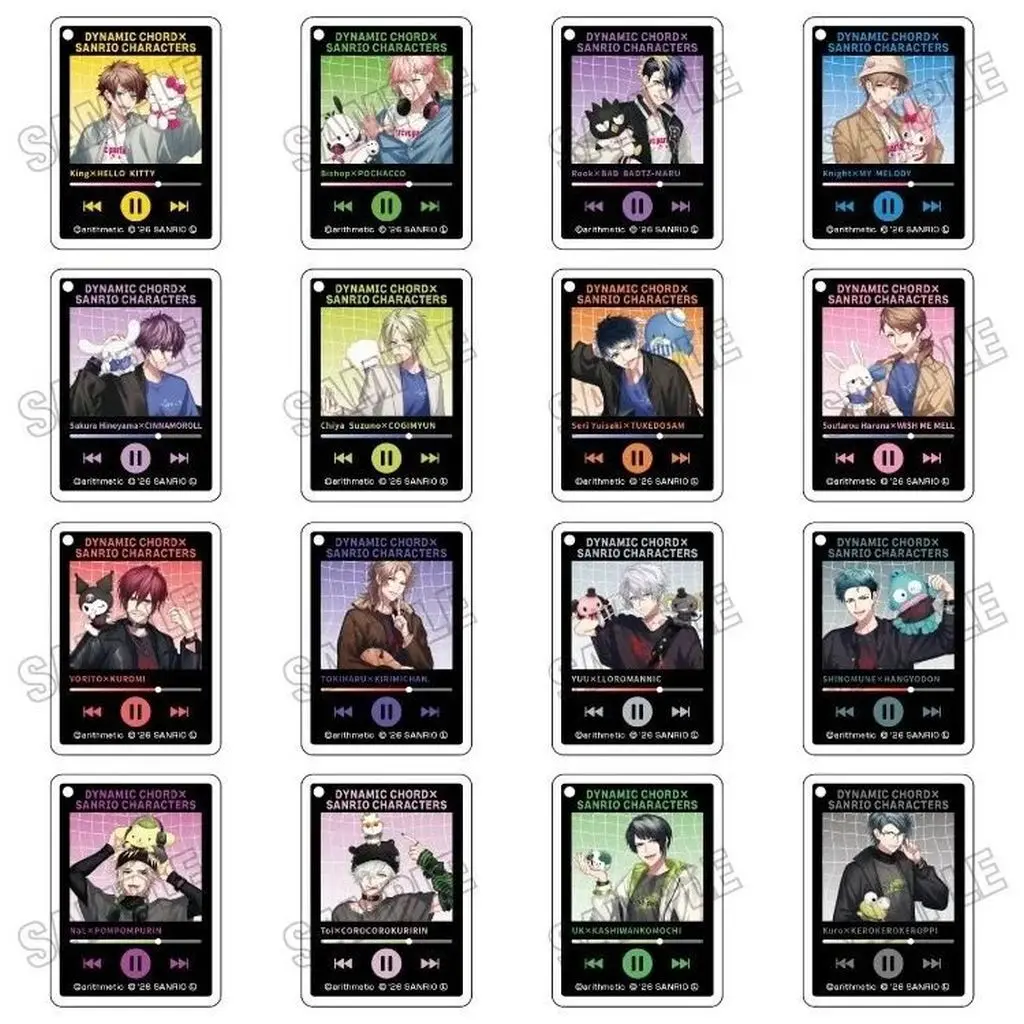 【BOX】DYNAMIC CHORD×サンリオキャラクターズ アクリルコレクション