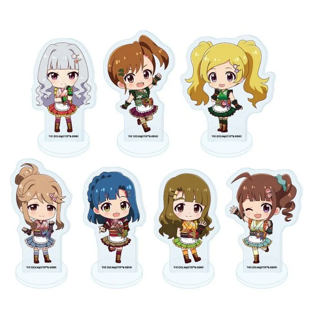 【BOX】アイドルマスター ミリオンライブ! アクリルぷちスタンド 06.和風喫茶ver. ミニキャライラスト