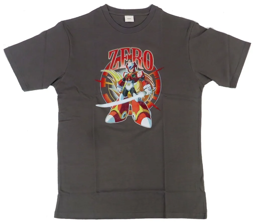 カプくじ ロックマンX A賞 ゼロ×ブラックゼロ Tシャツ B賞 フルアーマー他 カプくじ ロックマンX ZERO ゼロ×ブラックゼロ Tシャツ グレー 未使用