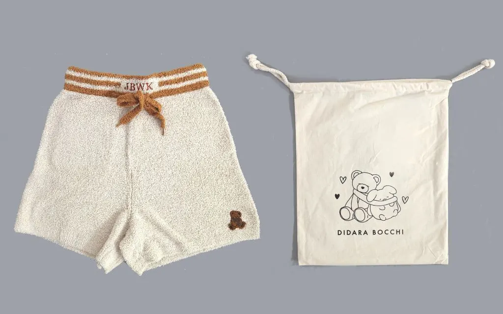 ジャバウォック ニットショーツ ベージュ フリーサイズ 「東京ディバンカー×DIDARA BOCCHI」