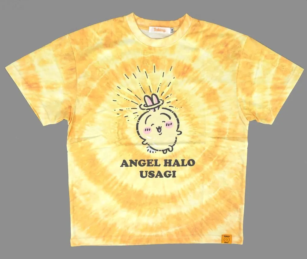 駿河屋 -<中古>うさぎ(タイダイ/天使の輪) Tシャツ イエロー Mサイズ