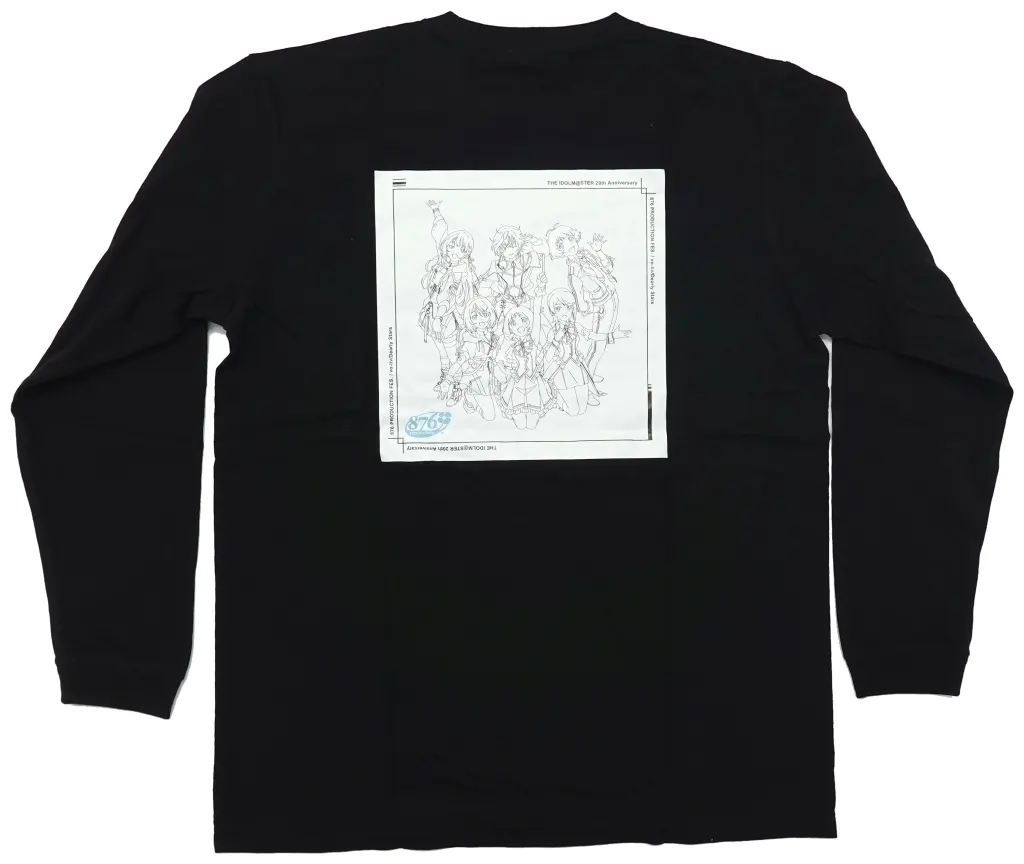 Dearly Stars＆va-liv(夜公演) ロングTシャツ ブラック フリーサイズ 「THE IDOLM＠STER 20th Anniversary 876 PRODUCTION FES.」 限定グッズ付き現地チケット＜DAY3＞特典