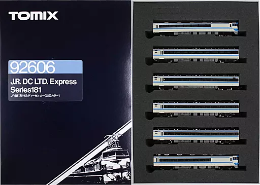 鉄道模型　1/150 JR181系特急ディーゼルカー(四国カラー) 6両セット [92606]