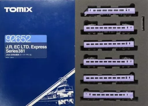 鉄道模型　1/150 JR 381系特急電車 スーパーやくも 6両セット [92652]