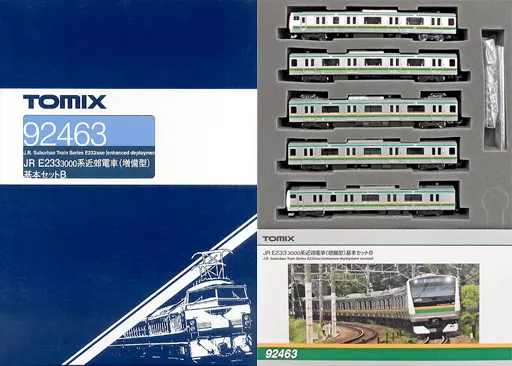鉄道模型　1/150 E233 3000系 近郊電車(増備型) 基本セットB(5両セット) [92463]