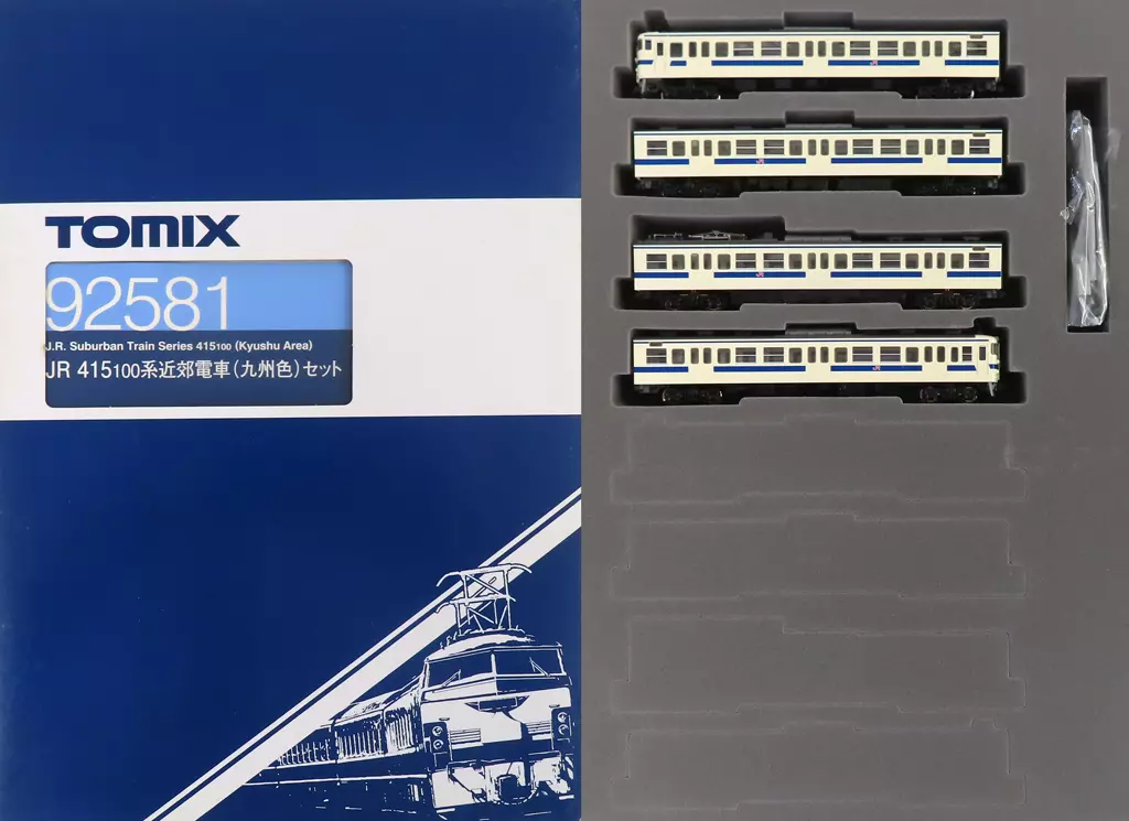 鉄道模型　1/150 415 100系近郊電車(九州色)セット(4両セット) [92581]