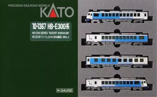 鉄道模型　1/150 HB-E300系 リゾートしらかみ(青池編成) 4両セット [10-1367]