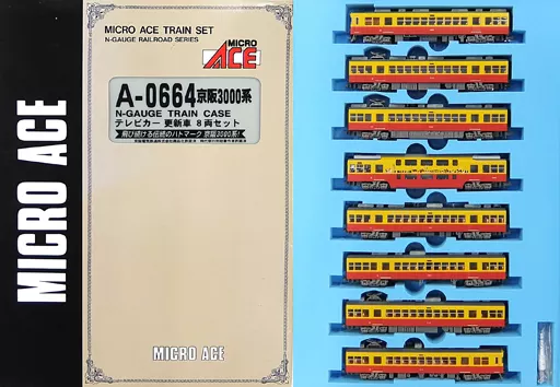 鉄道模型　1/150 京阪3000系 テレビカー 更新車 8両セット [A-0664]