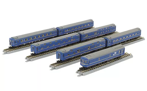 鉄道模型　Zゲージ 1/220 24系北斗星 JR東日本・北海道編成 基本7両セット [T017-1]