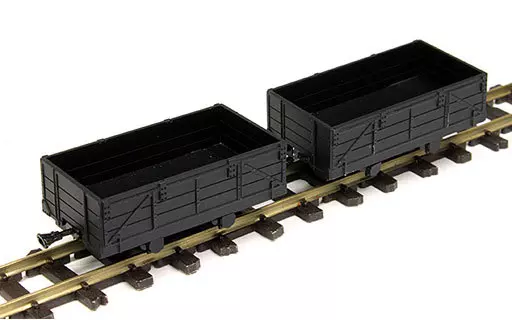 鉄道模型　HOナロー 1/87 東洋活性白土専用線 製品運搬車 塗装済完成品 2輌セット リニューアル品 [6034184]