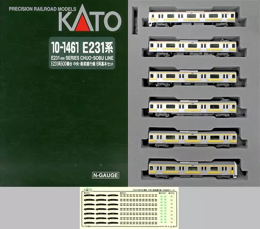 鉄道模型　1/150 E231系500番台 中央・総武緩行線 6両基本セット [10-1461]