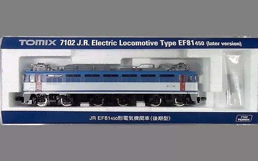 鉄道模型　1/150 JR EF81 450形電気機関車 後期型 [7102]