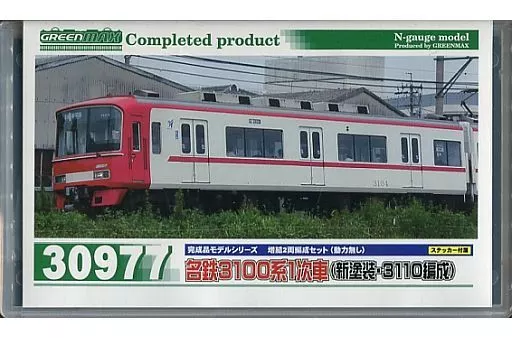 鉄道模型　1/150 名鉄 3100系 1次車 新塗装・3110編成 増結2両編成セット 動力無し [30977]