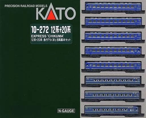 鉄道模型　1/150 12系+20系 急行ちくま 8両基本セット [10-272]