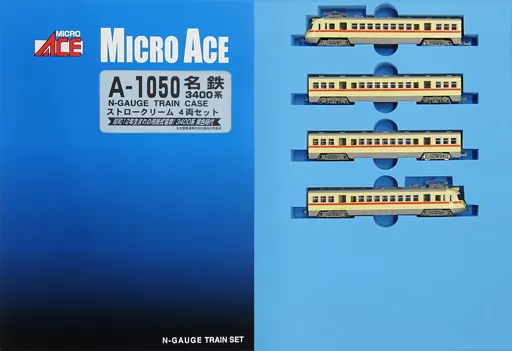 鉄道模型　1/150 名鉄 3400系 ストロークリーム 4両セット [A-1050]